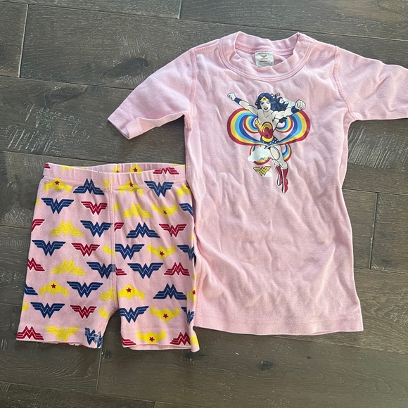 Hanna Andersson shorts pjs size 6/7 - Picture 1 of 3